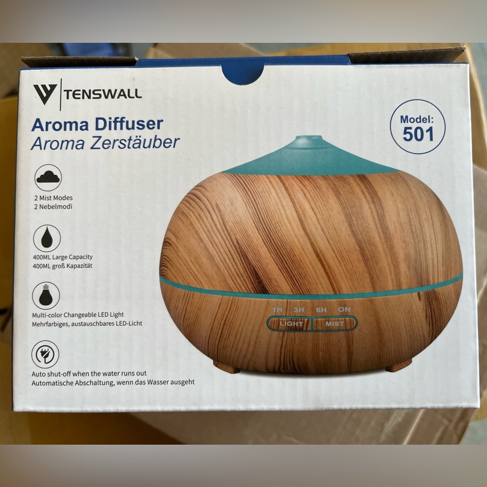 TENSWALL Essential Oil Diffuser 500ml Ultrasonic Aromatherapy Humid with RC.